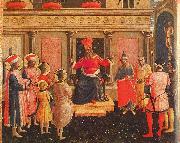 Fra Angelico Saints Cosmas and Damian with their Brothers before Lycias oil on canvas